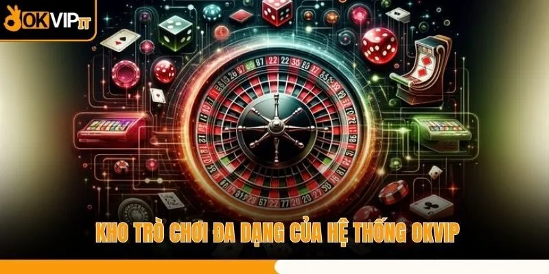 Kho trò chơi đa dạng của hệ thống OKVIP