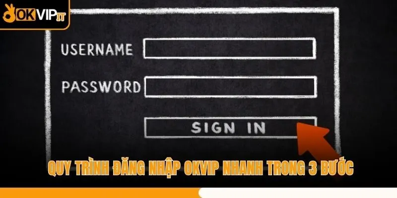 Quy trình đăng nhập OKVIP nhanh trong 3 bước